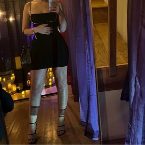 Superdown Polly Black Mini Dress